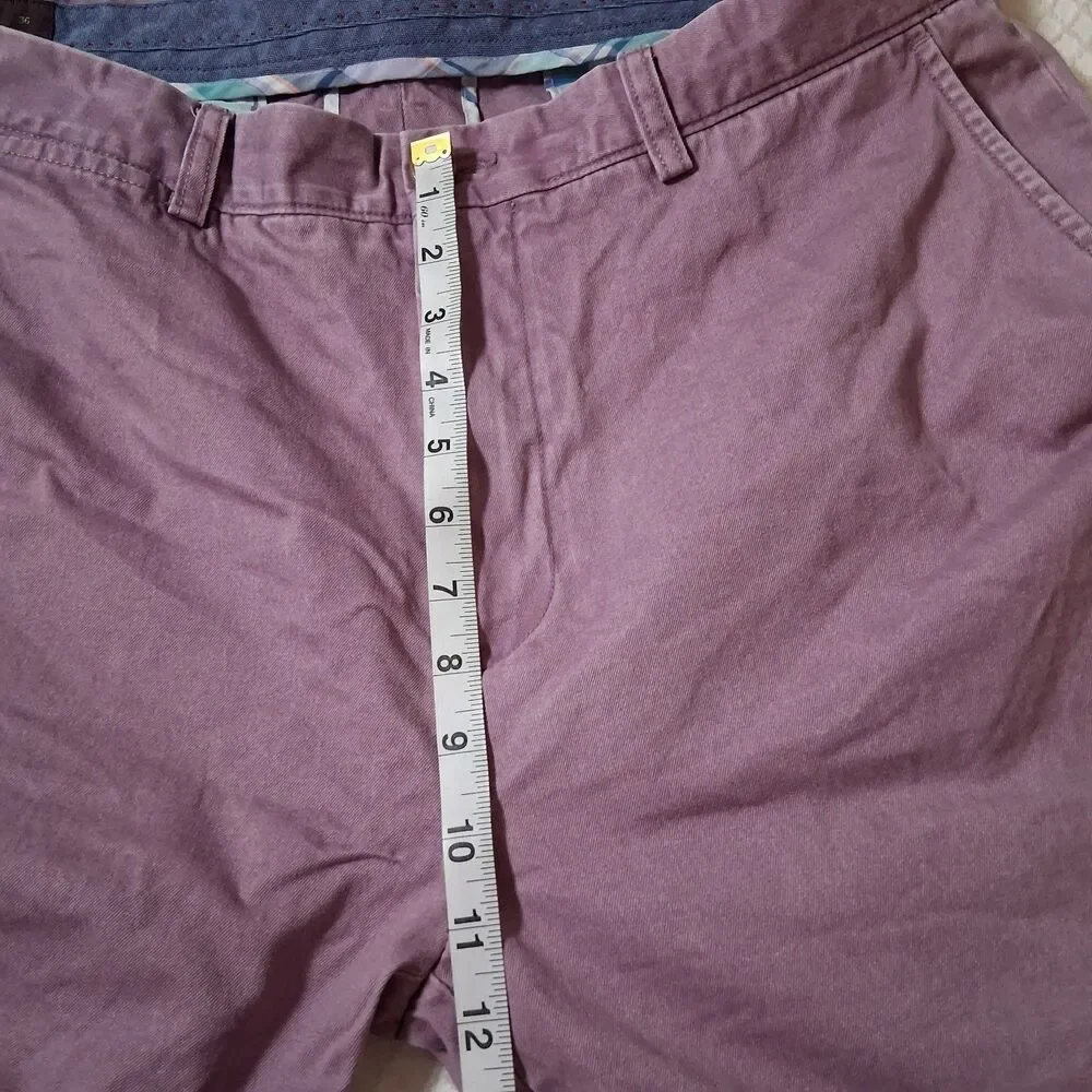 100% Pima Cotton Shorts Mens Sz 36 Luxury Preppy Vacation Travel Summer Boat